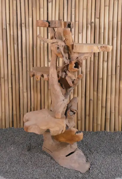 Product image of the product “Shelf made of teak wood about approx. 140cm height ”